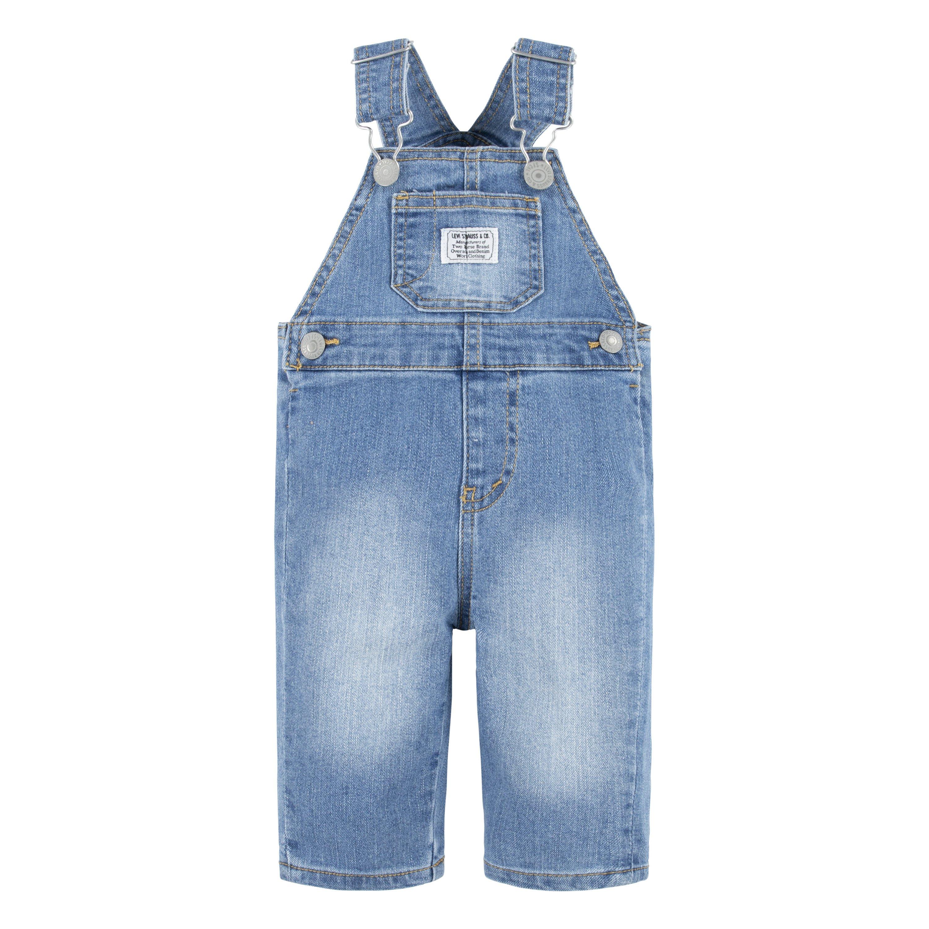 Levi's Baby Boys' Lightweight Light Blue Denim Overalls - LIGHT BLUE